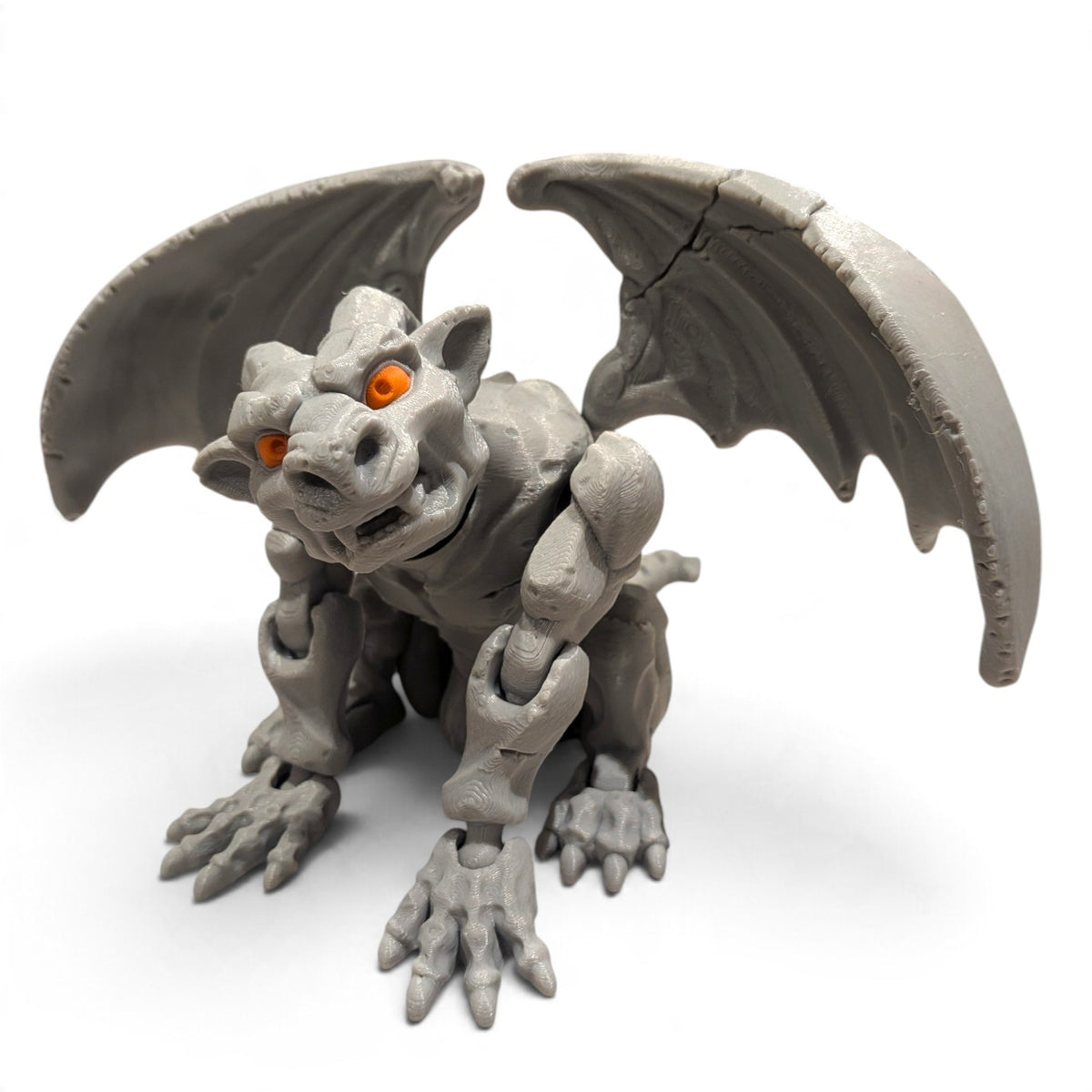 Articulated Gargoyle – Gothic Stone-Effect Fantasy Figurine