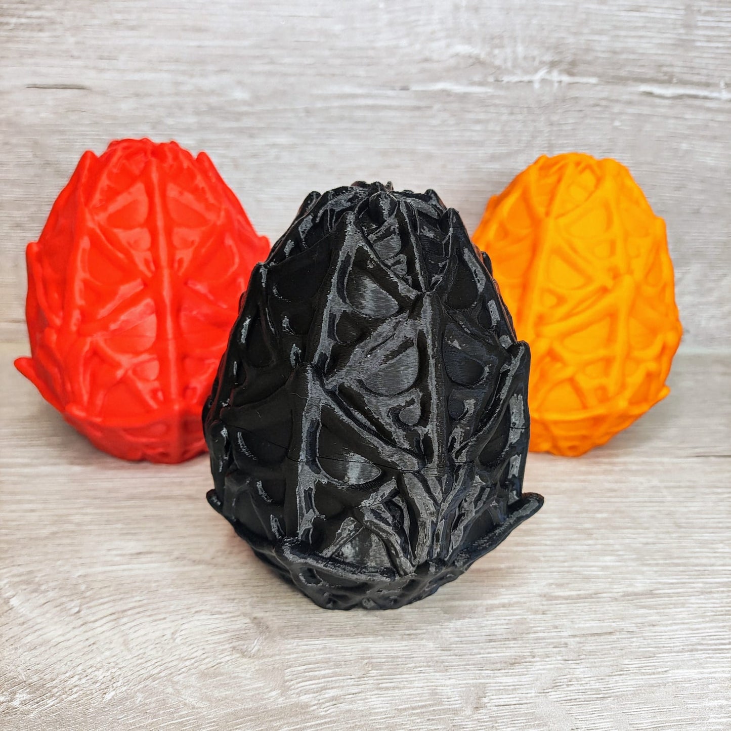 Mystery Spider Web Egg – 3D Printed with 5 Random Spiders