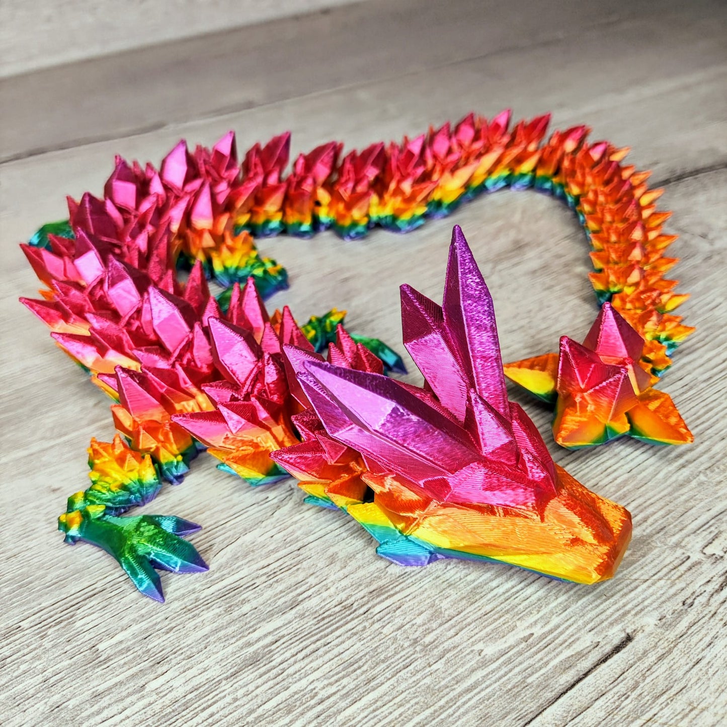 Crystal Dragon – 3D Printed Fantasy Collectible