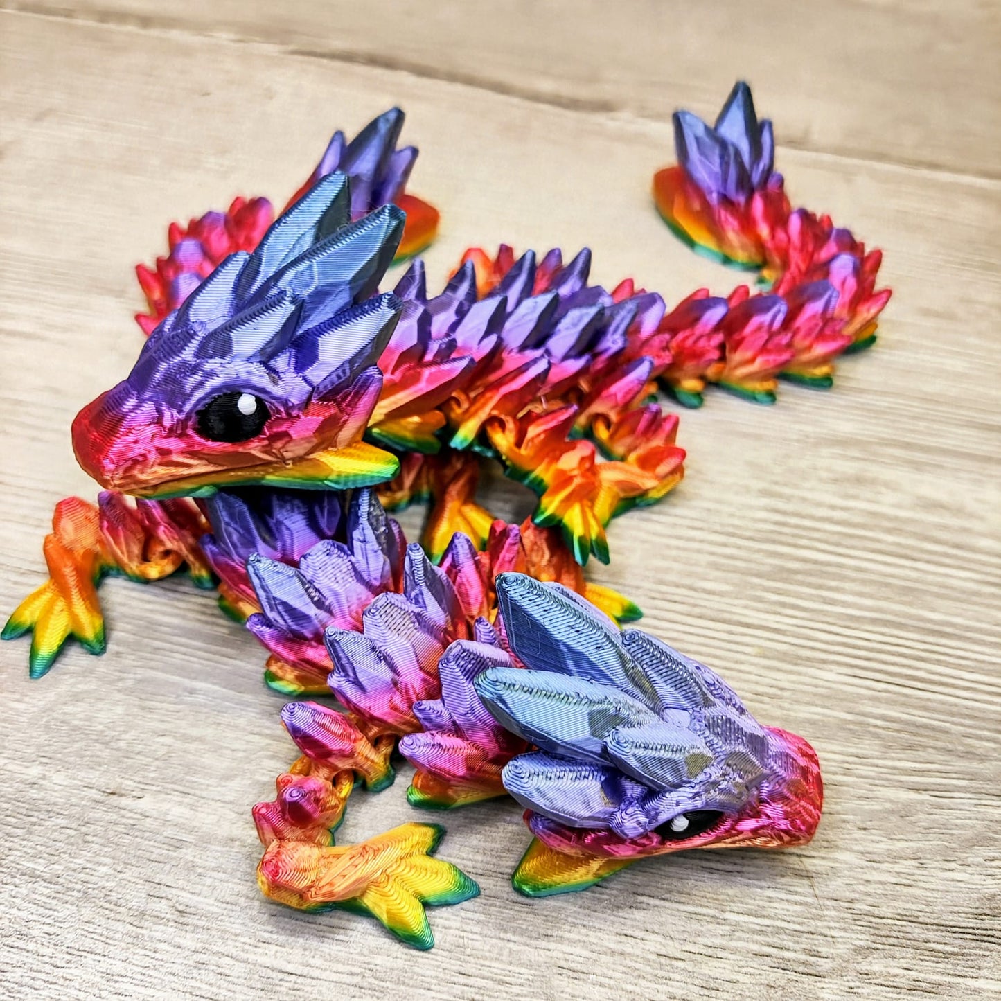 Gemstone Baby Dragon – 3D Printed Fantasy Collectible