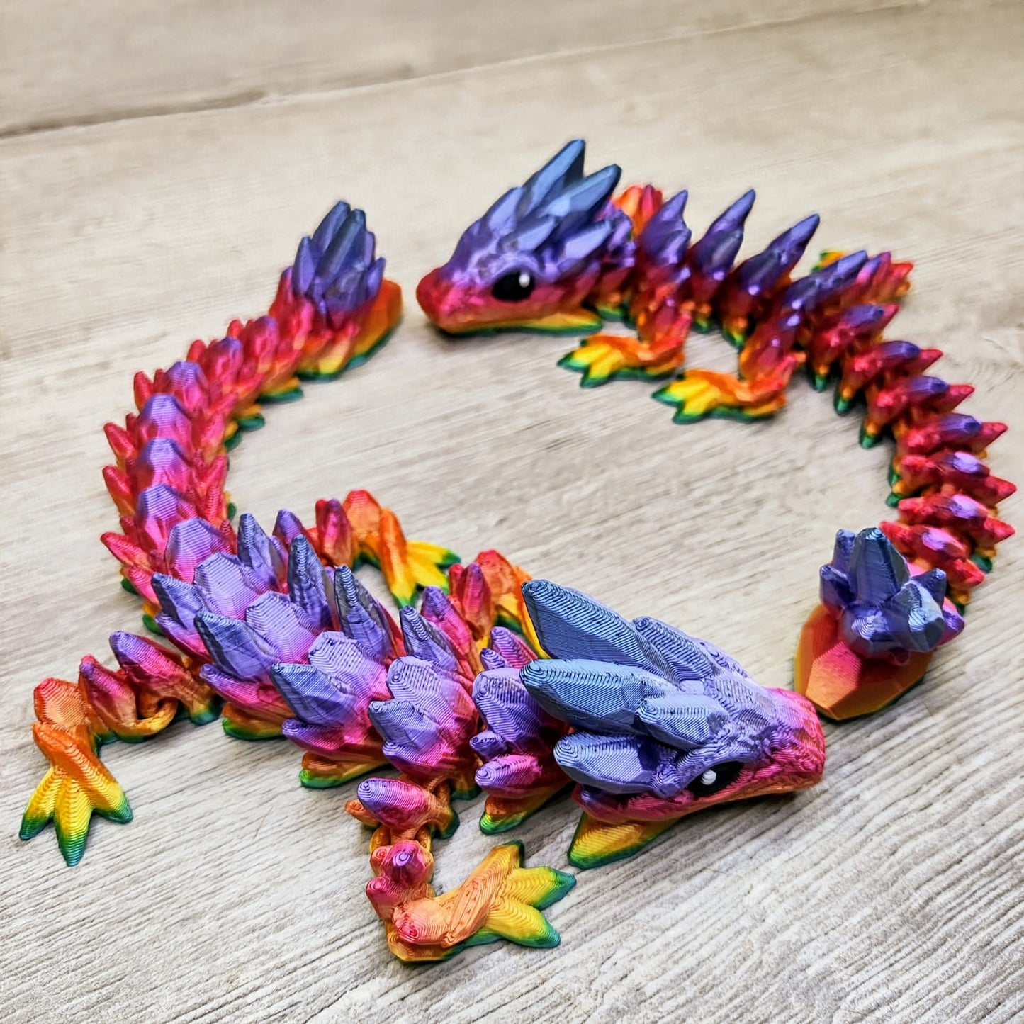 Gemstone Baby Dragon – 3D Printed Fantasy Collectible