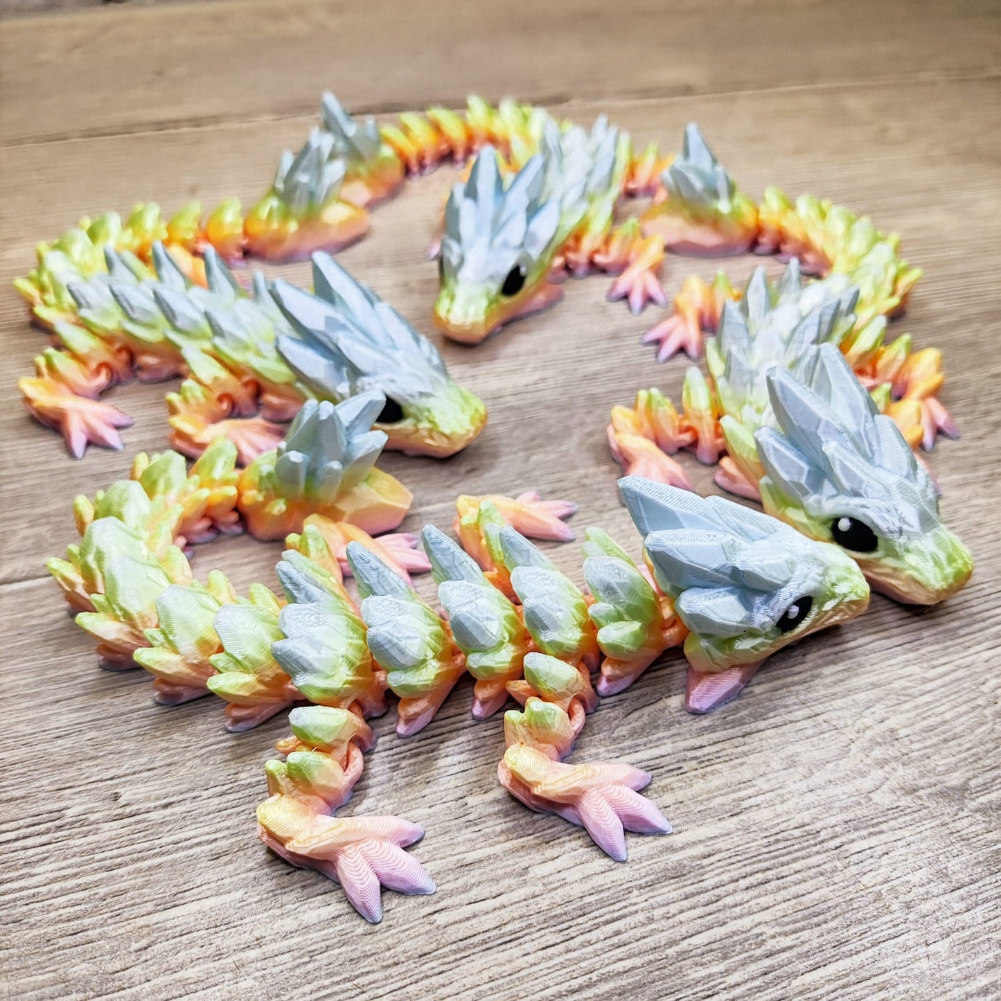 Gemstone Baby Dragon – 3D Printed Fantasy Collectible