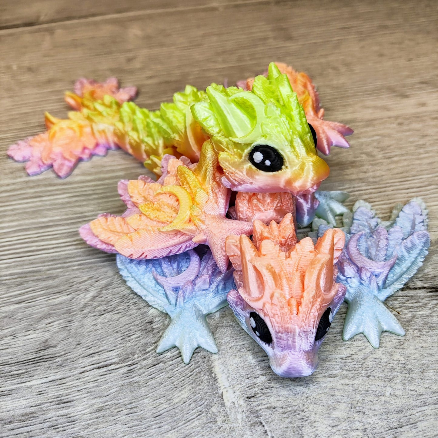 Little Lunar Wyvern – 3D Printed Fantasy Collectible