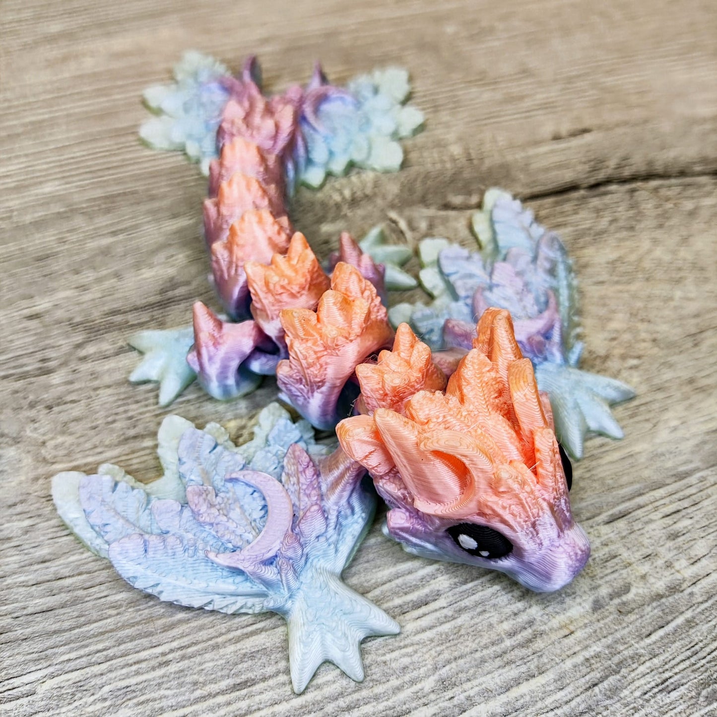 Little Lunar Wyvern – 3D Printed Fantasy Collectible