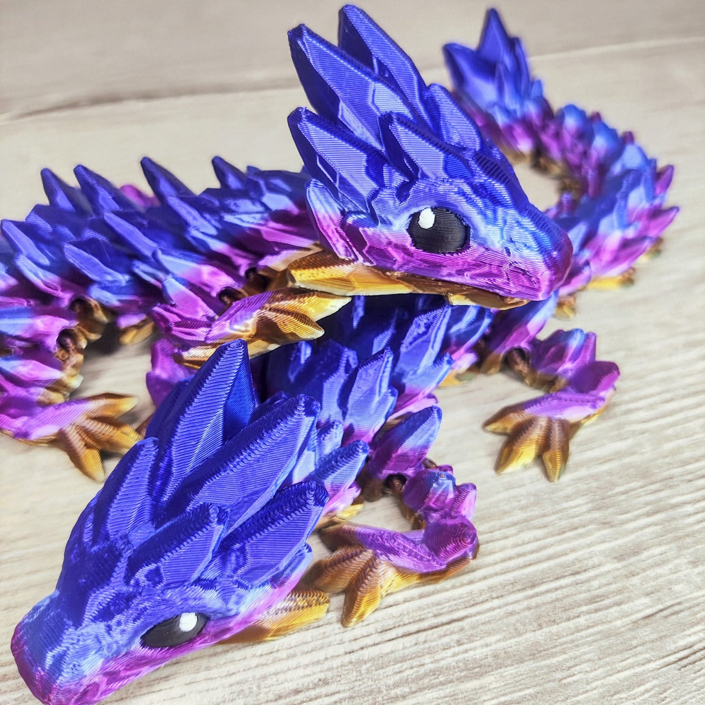 Gemstone Baby Dragon – 3D Printed Fantasy Collectible