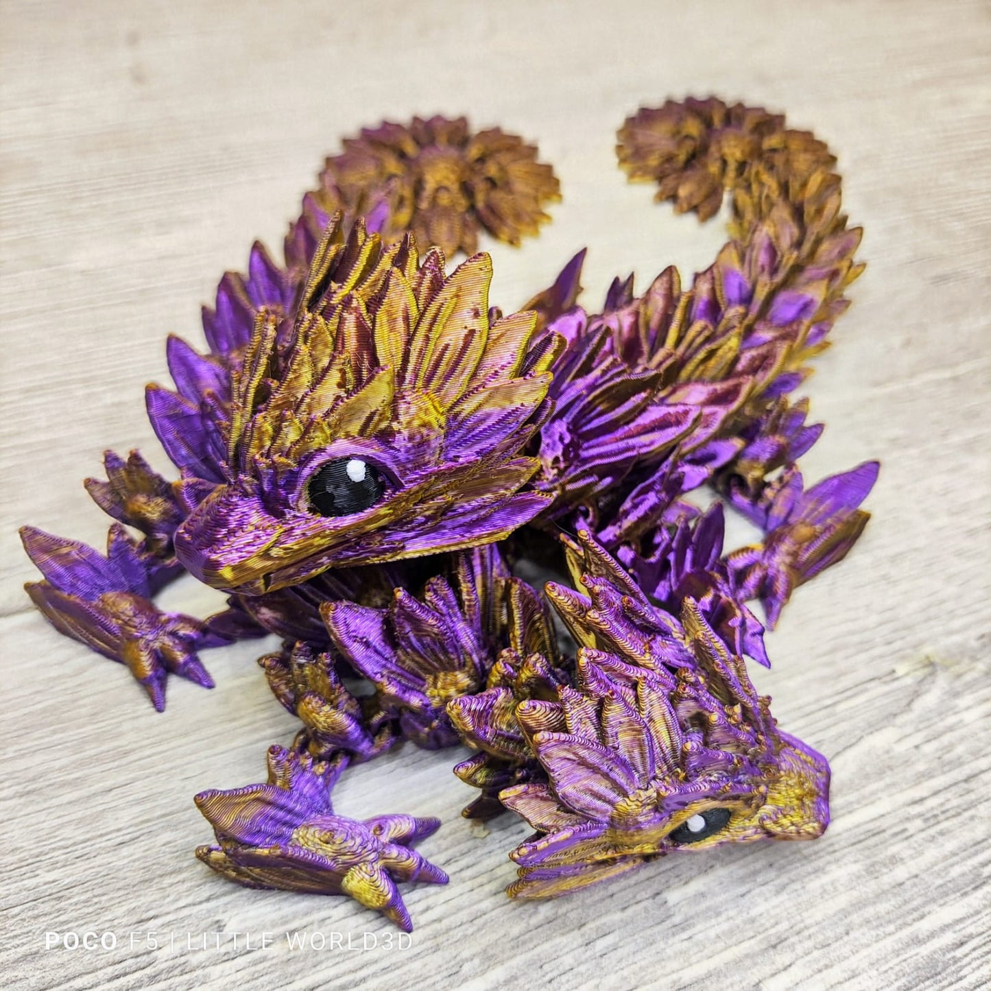 Baby Sunflower Dragon – 3D Printed Collectible