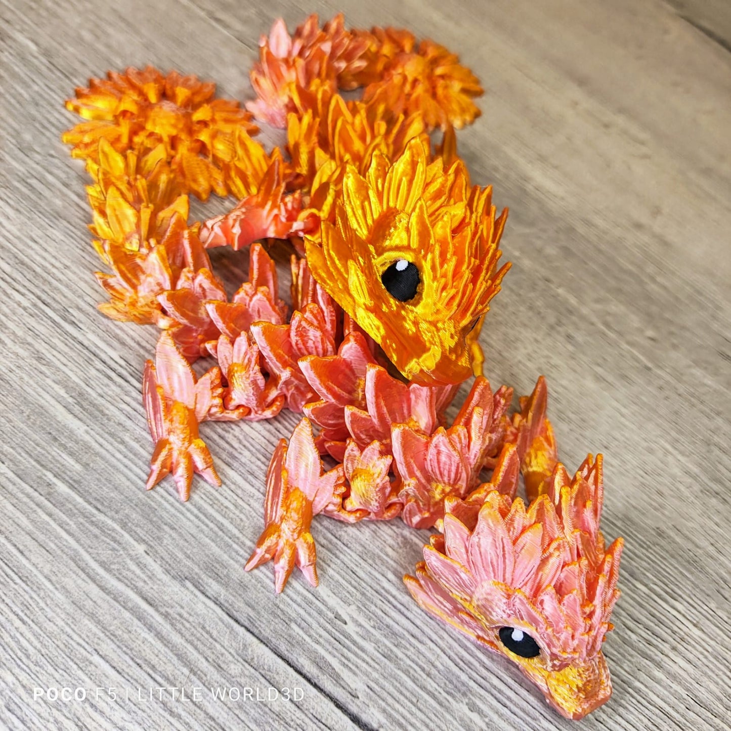 Baby Sunflower Dragon – 3D Printed Collectible