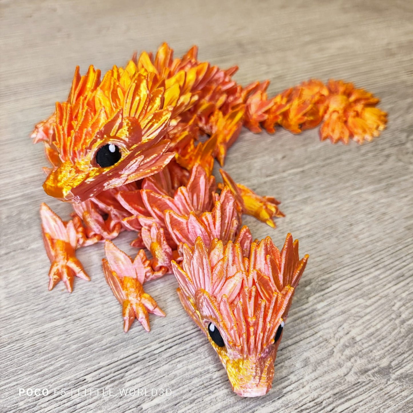 Baby Sunflower Dragon – 3D Printed Collectible