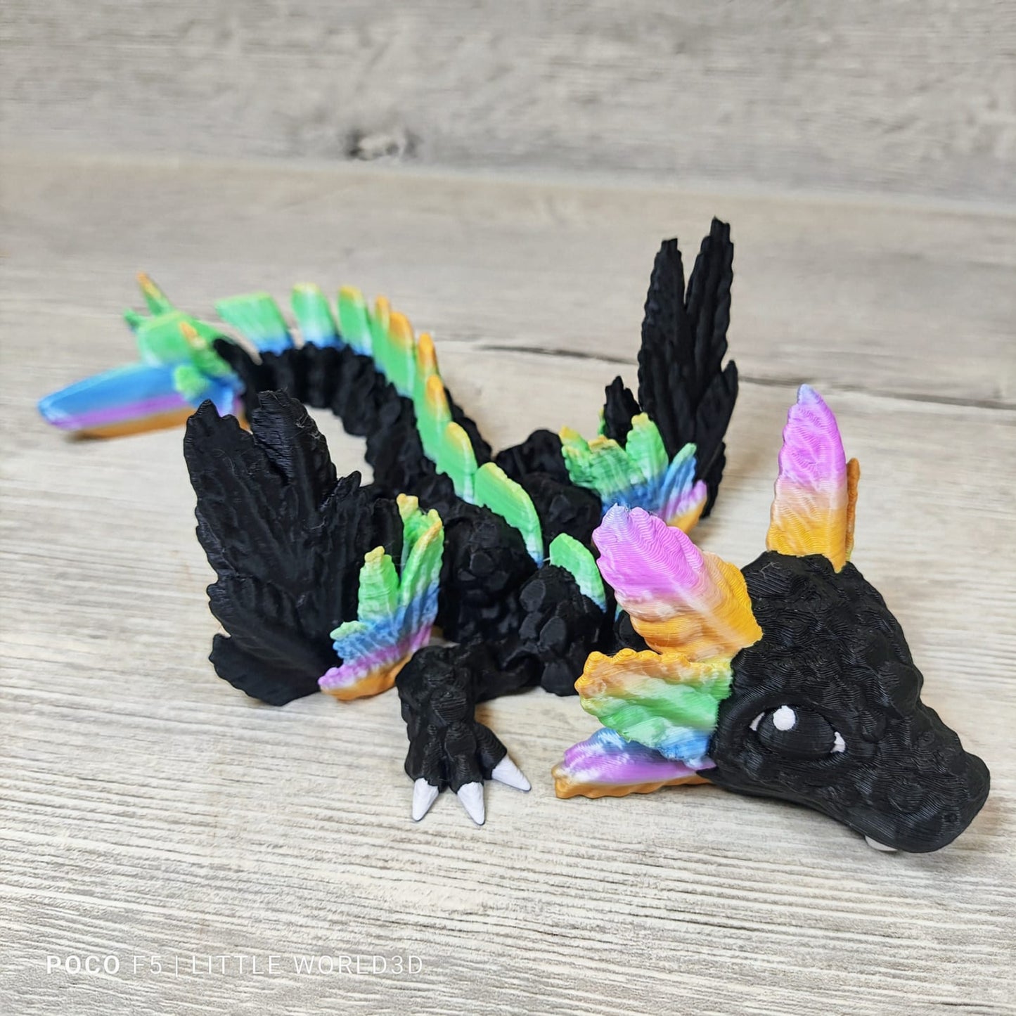 Baby Axolotl Dragon – 3D Printed Fantasy Collectible