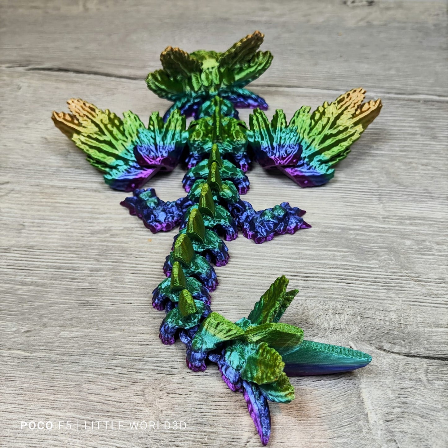 Baby Axolotl Dragon – 3D Printed Fantasy Collectible