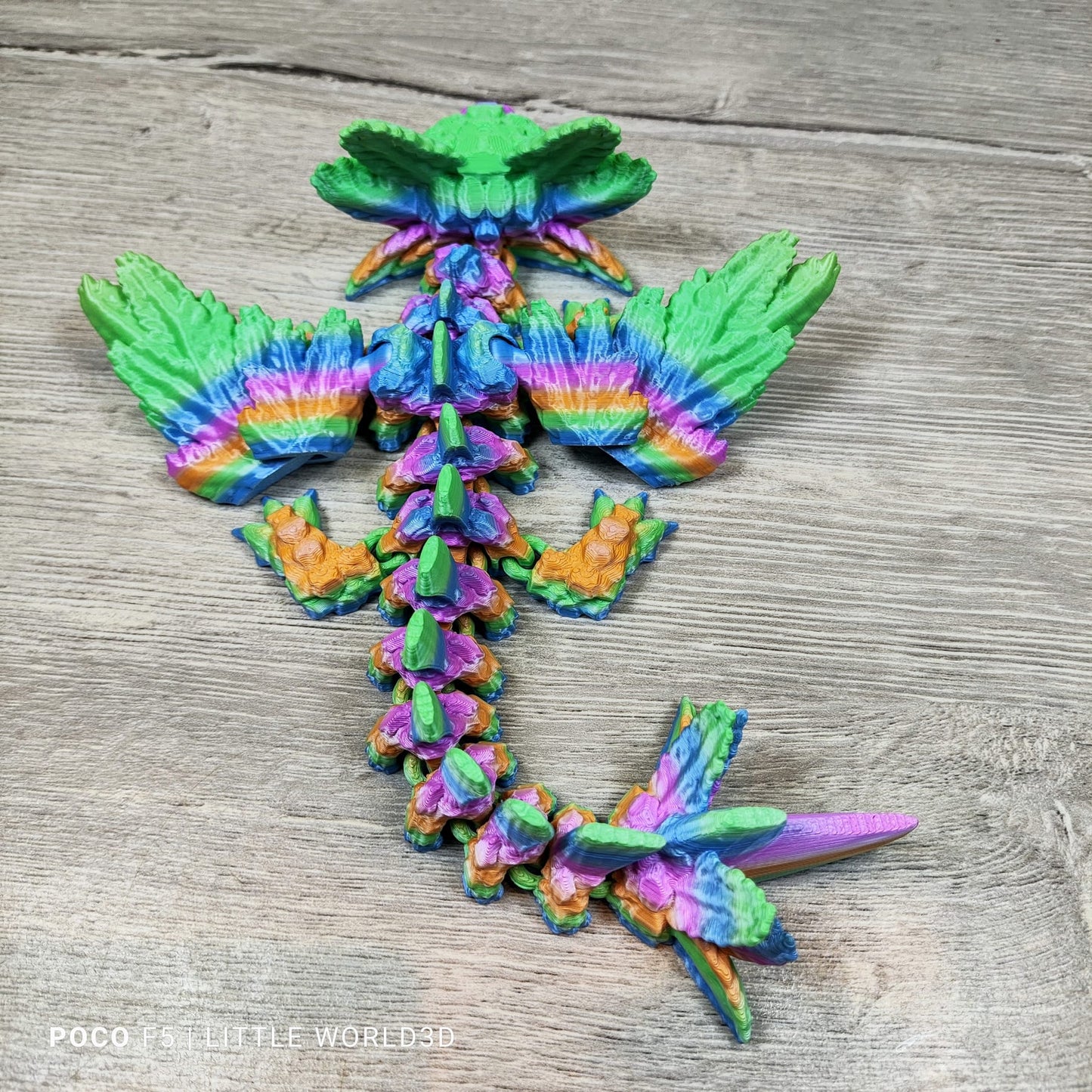 Baby Axolotl Dragon – 3D Printed Fantasy Collectible