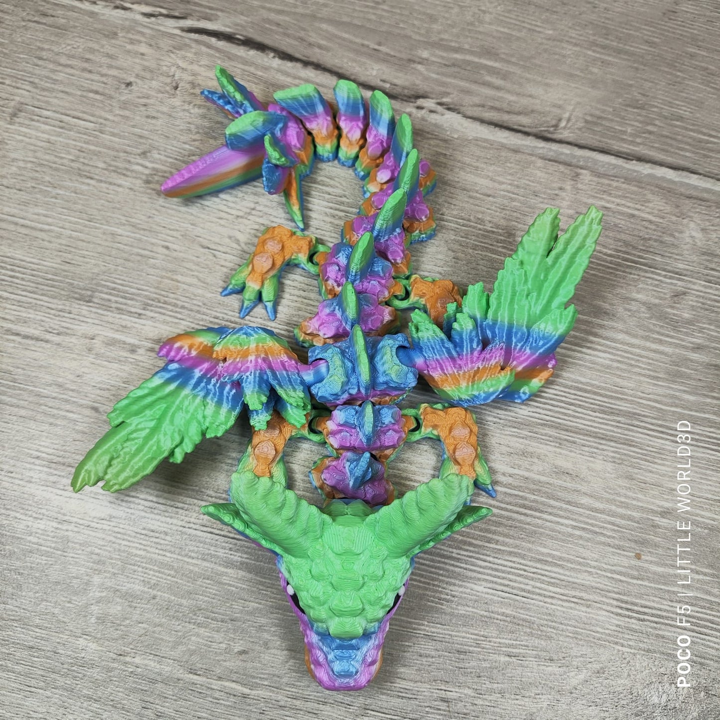 Baby Axolotl Dragon – 3D Printed Fantasy Collectible