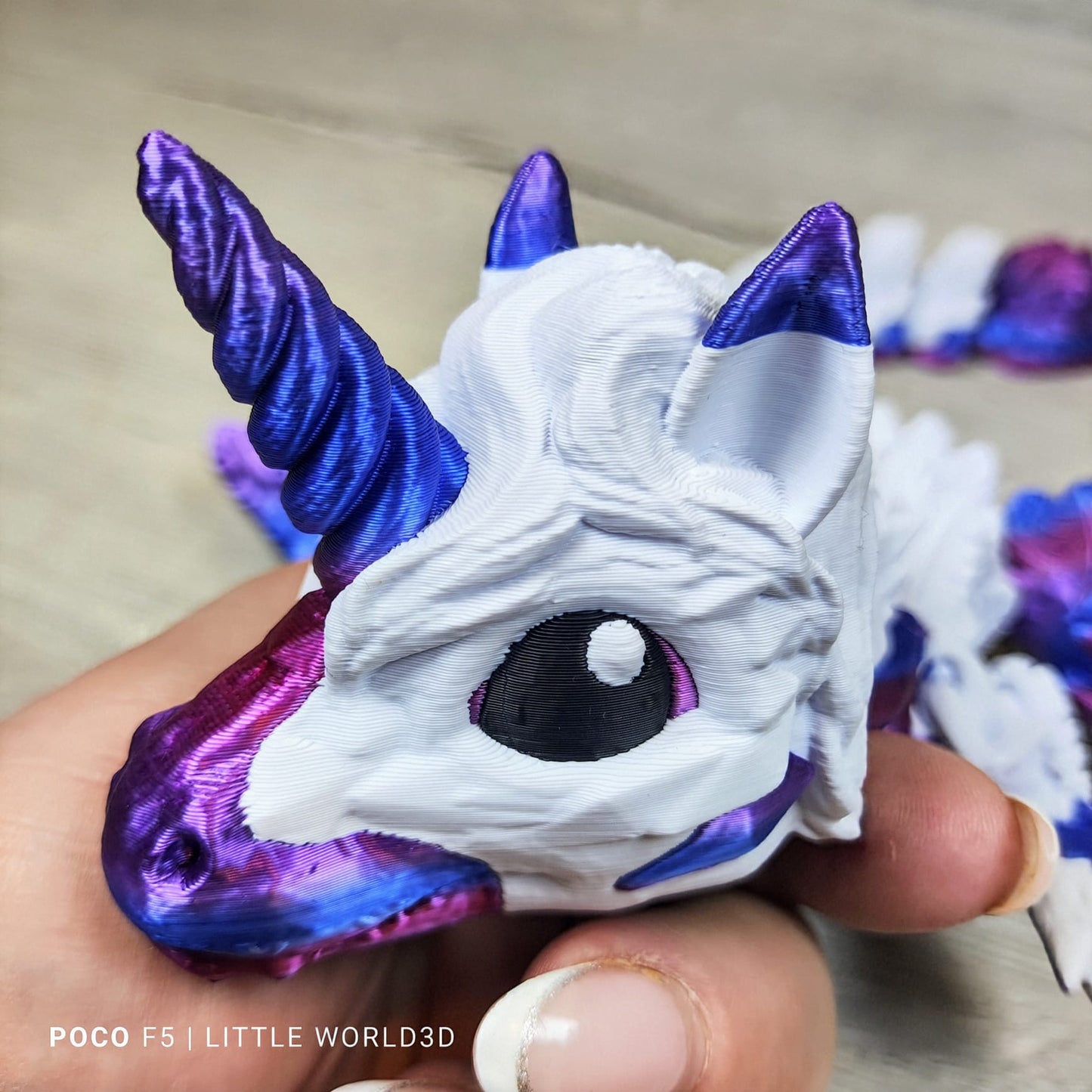 Baby Alicorn Dragon – 3D Printed Fantasy Delight