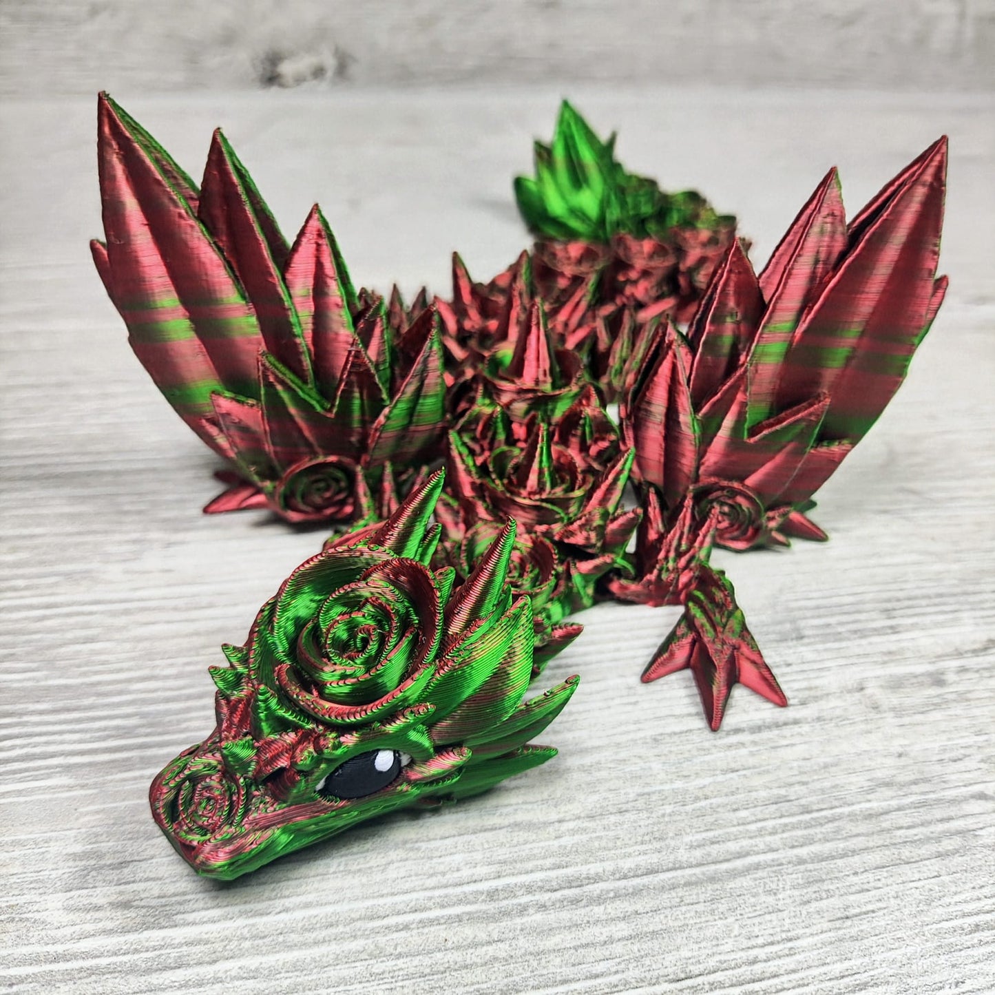 Baby Rose Dragon – A Delicate Fantasy Creation