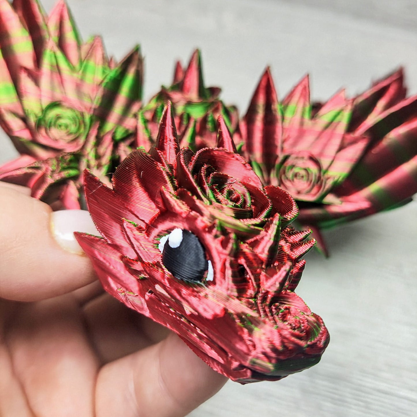 Baby Rose Dragon – A Delicate Fantasy Creation