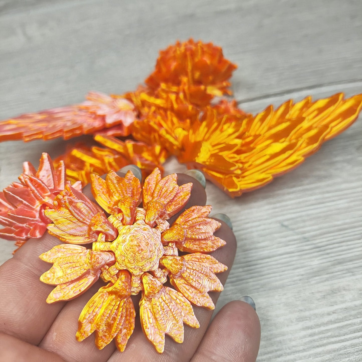 Baby Sunflower Dragon – A Blooming Fantasy Collectible