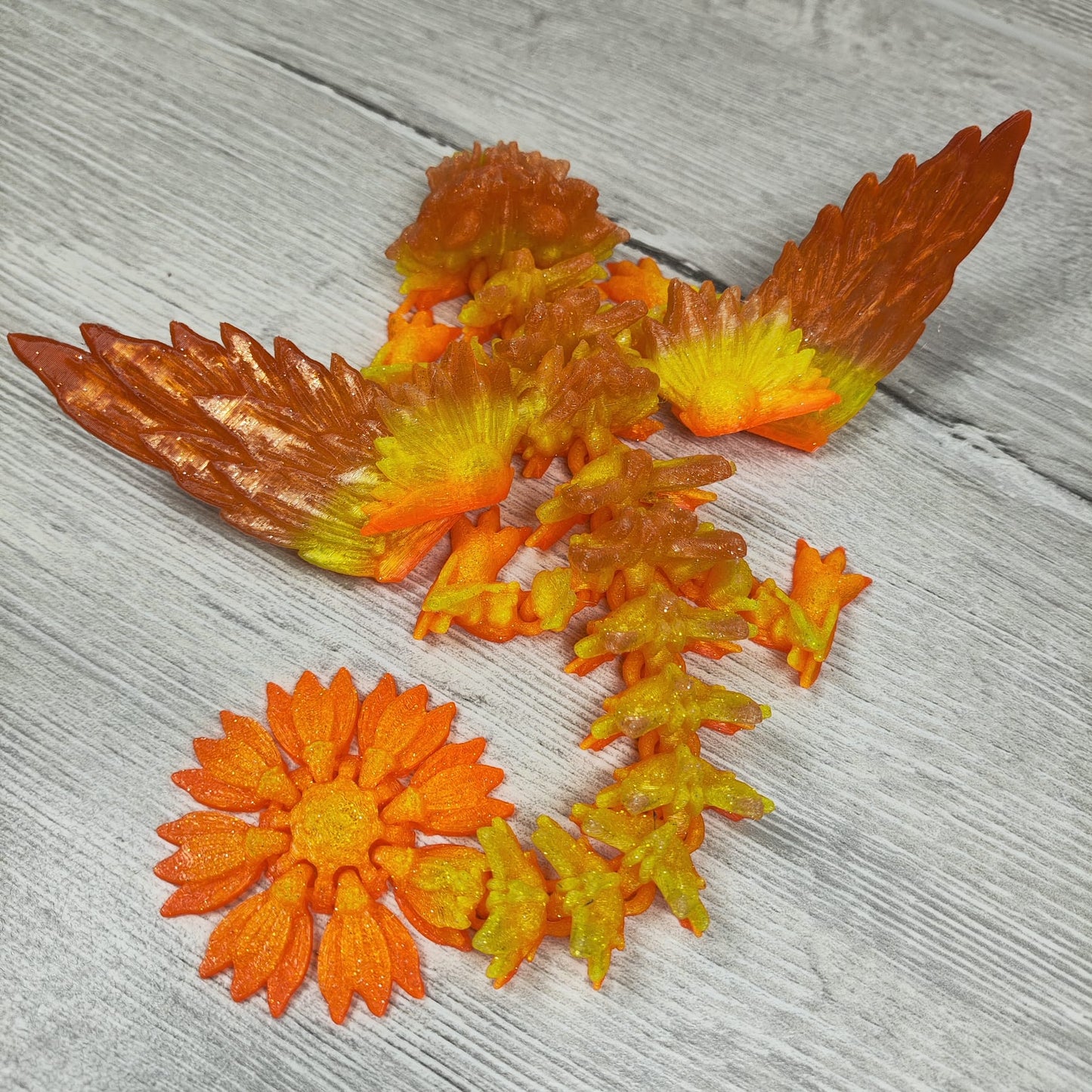 Baby Sunflower Dragon – A Blooming Fantasy Collectible