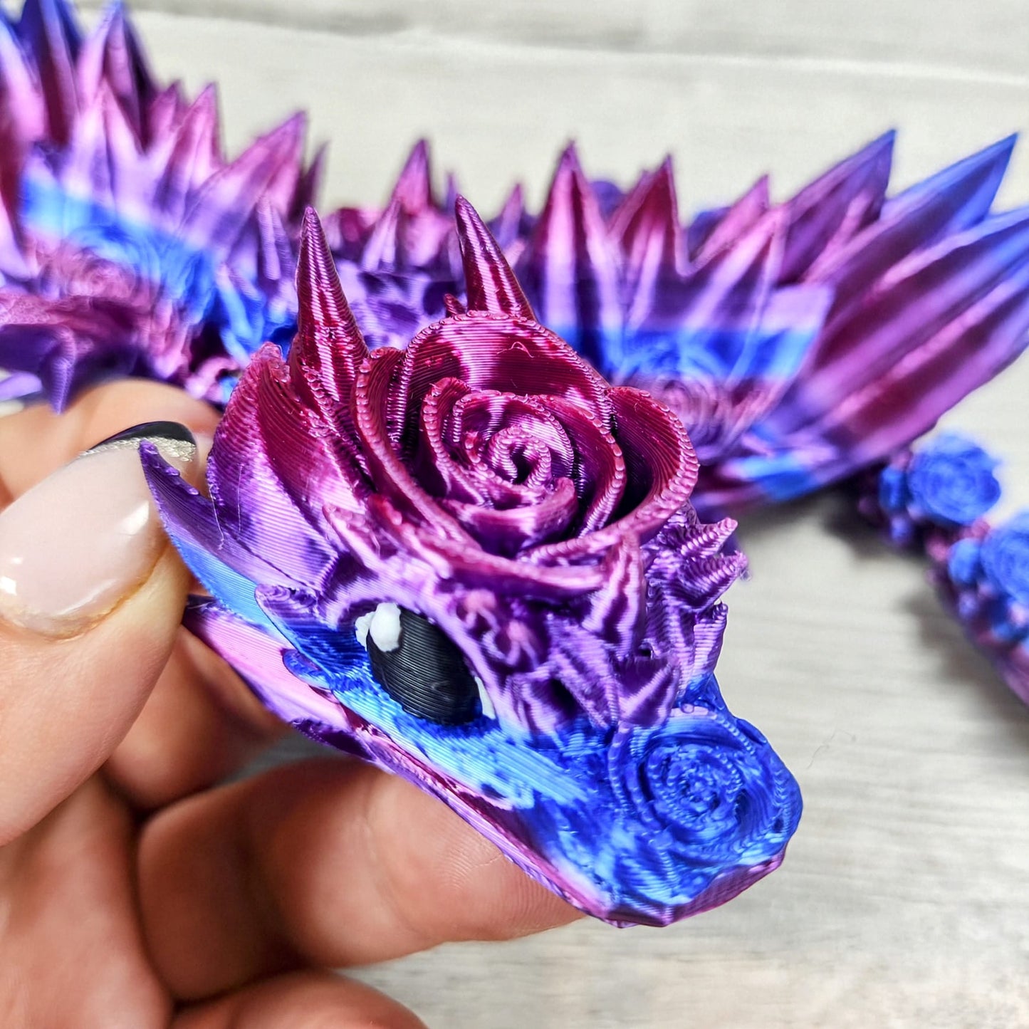 Baby Rose Dragon – A Delicate Fantasy Creation