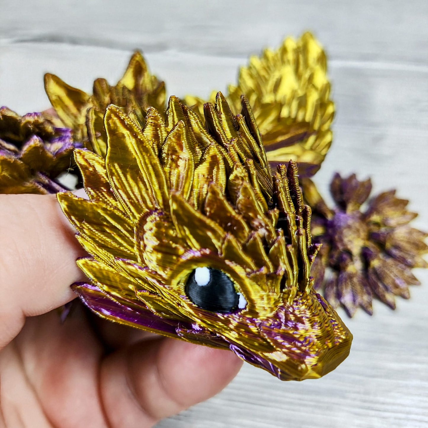 Baby Sunflower Dragon – A Blooming Fantasy Collectible
