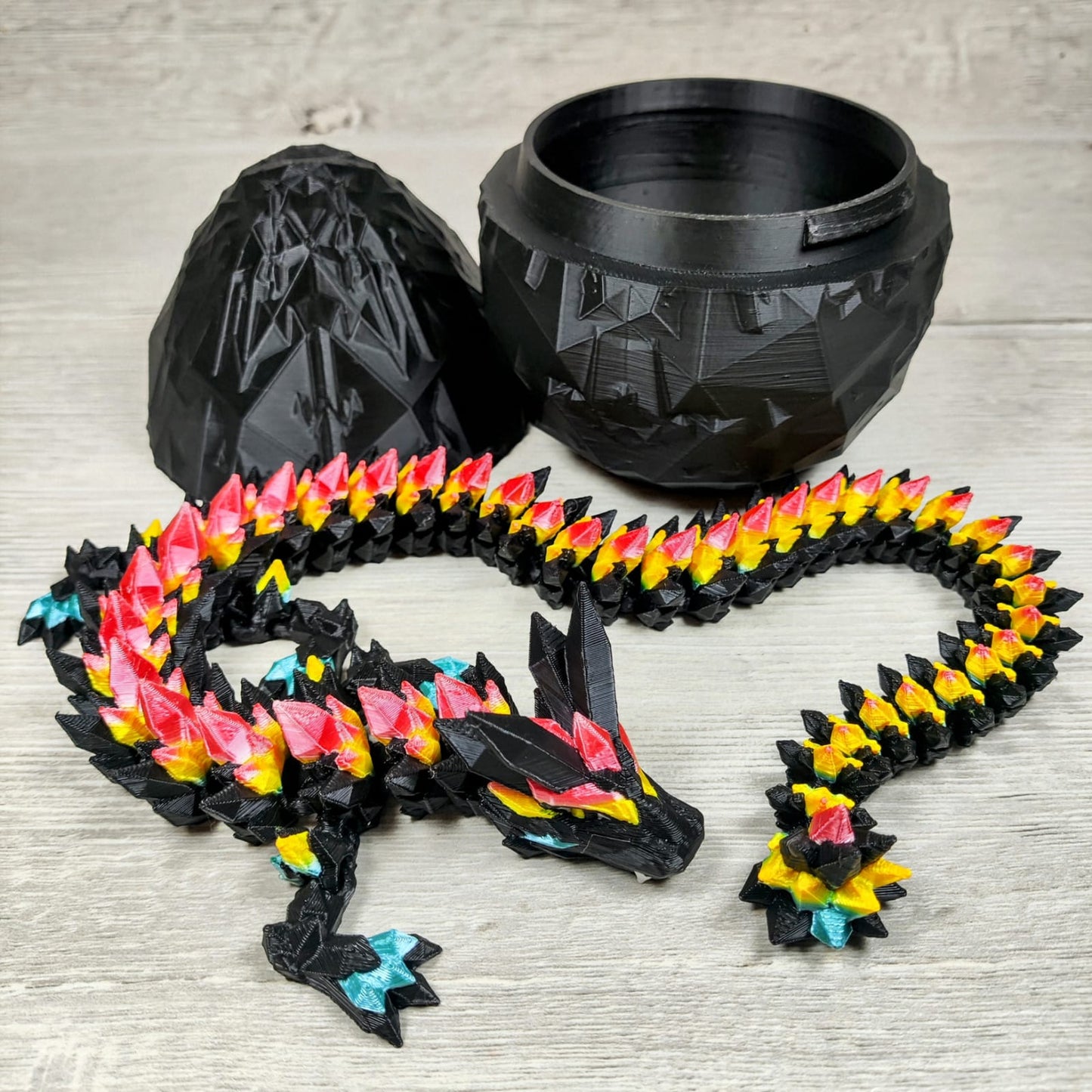 Crystal Dragon in Egg – Black Editions