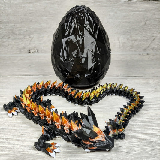 Crystal Dragon in Egg – Black Editions