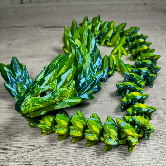 Gemstone Dragon – A Majestic 3D-Printed Fantasy Creation