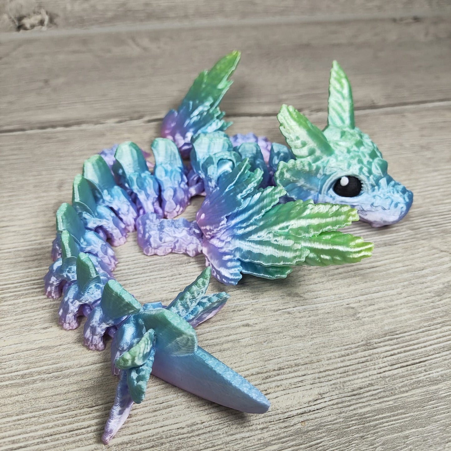 Baby Axolotl Dragon – 3D Printed Fantasy Collectible