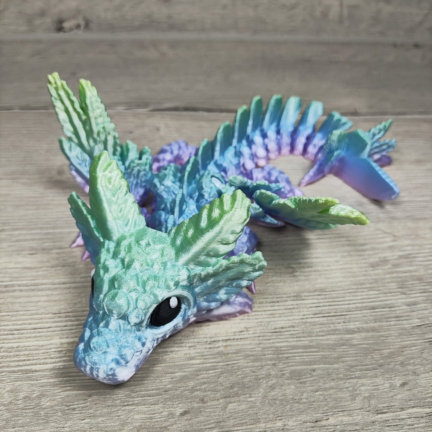 Baby Axolotl Dragon – 3D Printed Fantasy Collectible