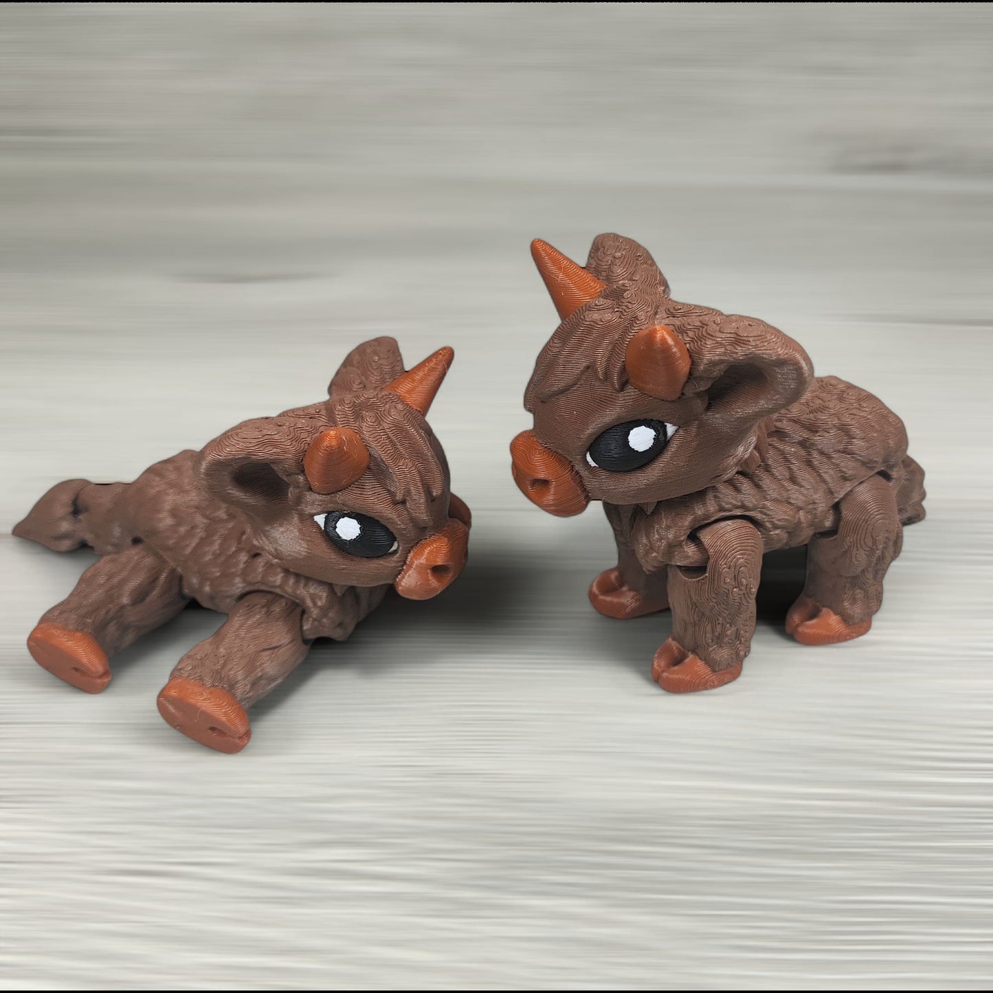 Highland Cow – 3D Printed Decorative Model by Cinderwing3D