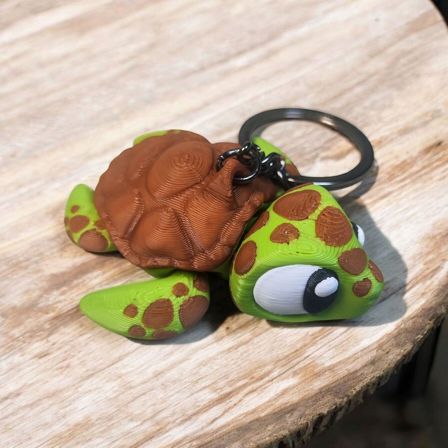 Sea Turtle Keychain – 3D Printed Accessory by 3DGOB