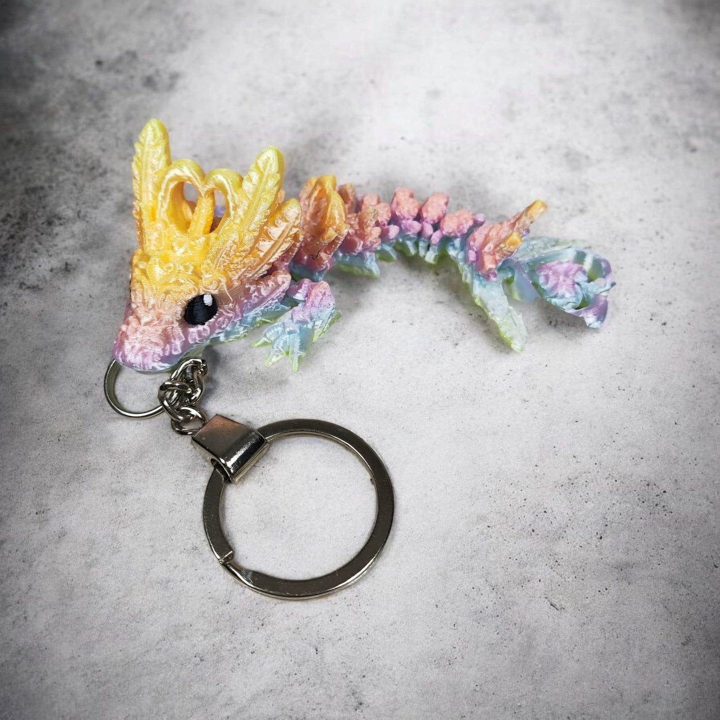 Tadling Heart Dragon Keychain – 3D Printed Mini Collectable