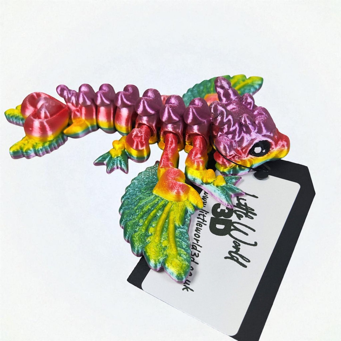 Tiny Heart Dragon – 3D Printed Fantasy Collectible