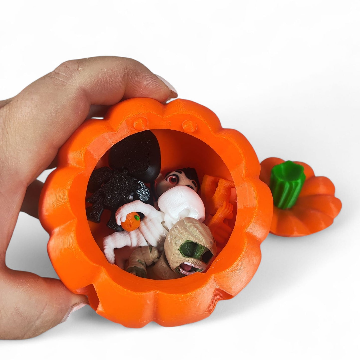 π Halloween Pumpkin Set β 5 Mini Spooky-Cute Figurines