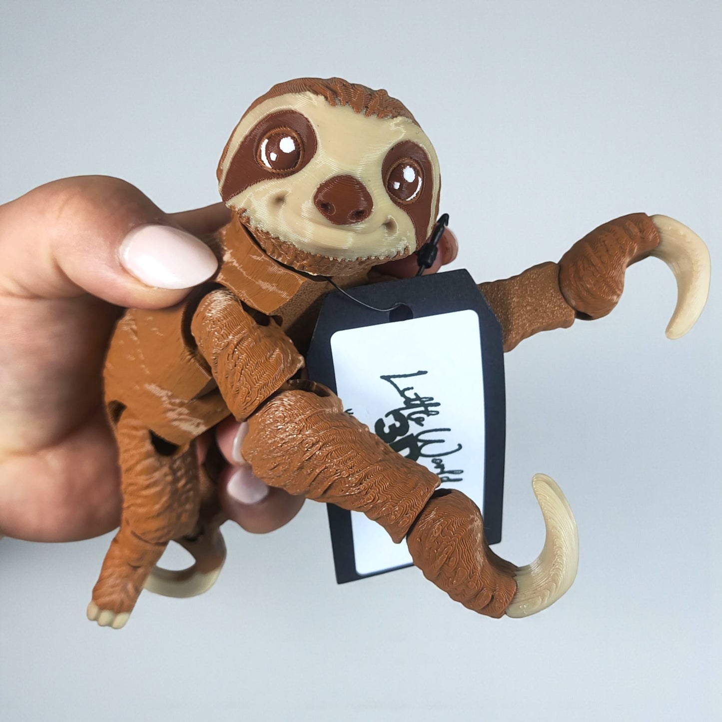 🌿 Articulated Speedy the Sloth with Tree