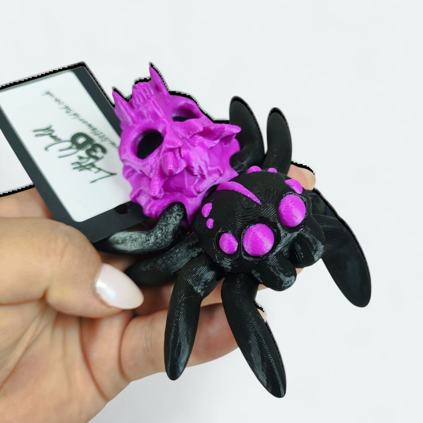 š·š Articulated Skull Spider ā Creepy-Cute Collectable