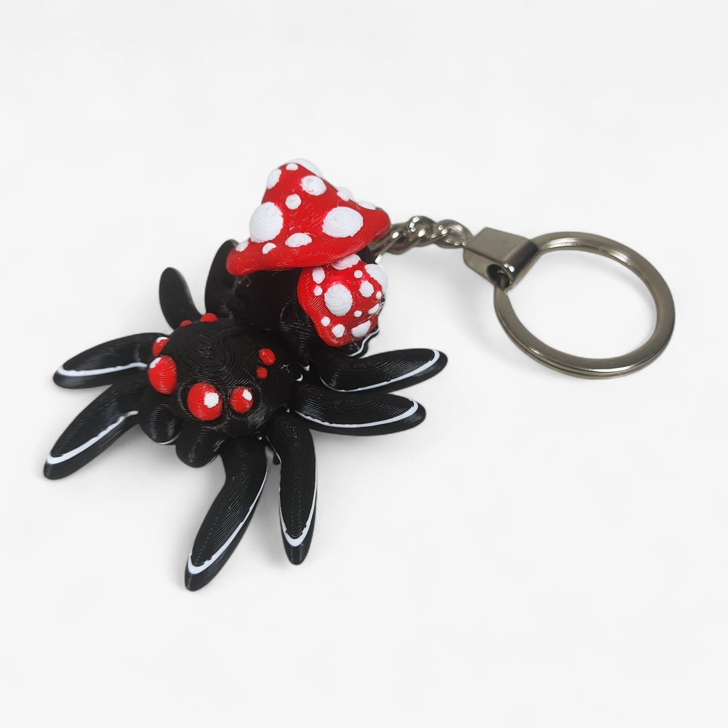 š· Spider Keyring Collection ā Heartback & Mushroomback Editions