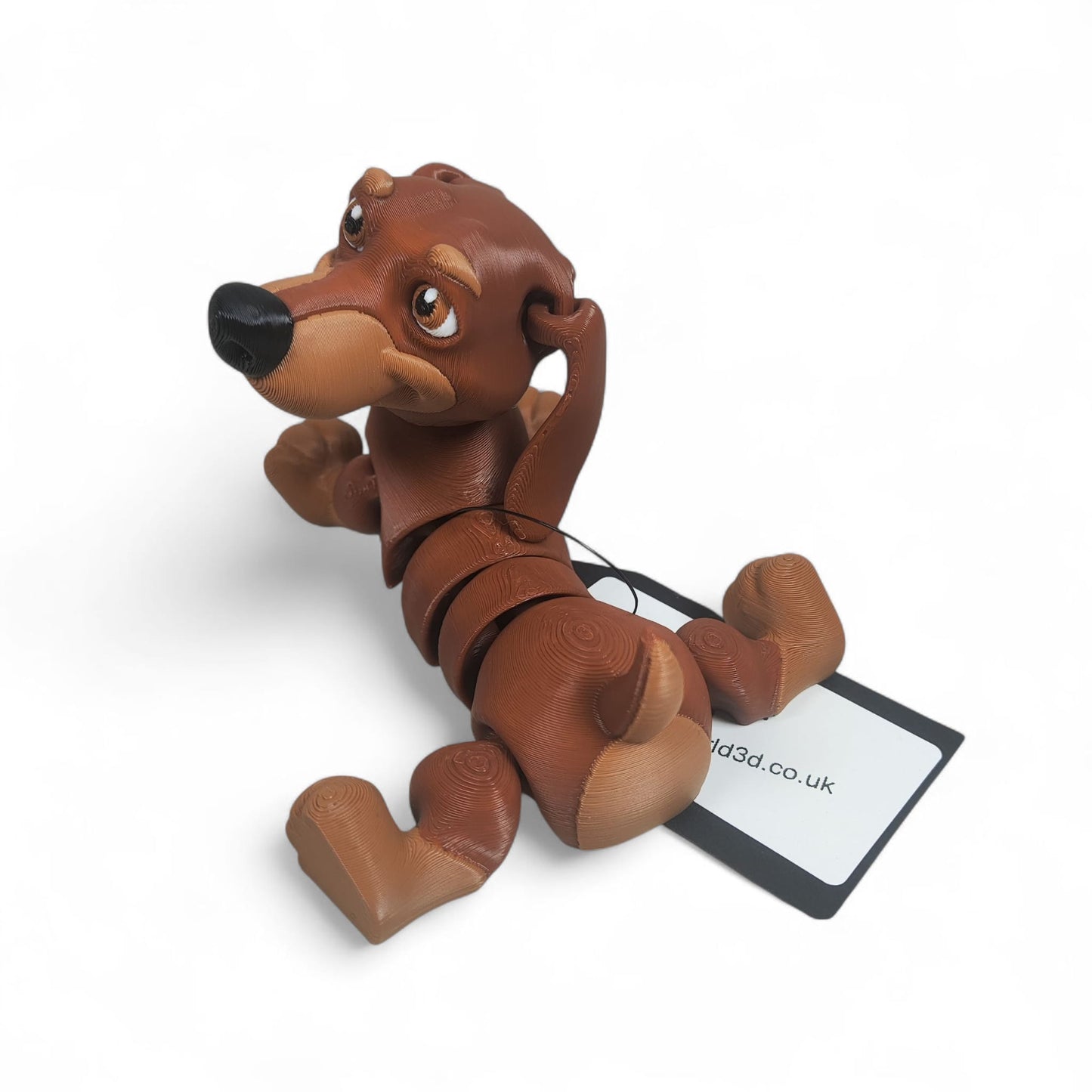 🐾 Frankie & Dexter the Dachshunds — Articulated Sausage Dog Figures