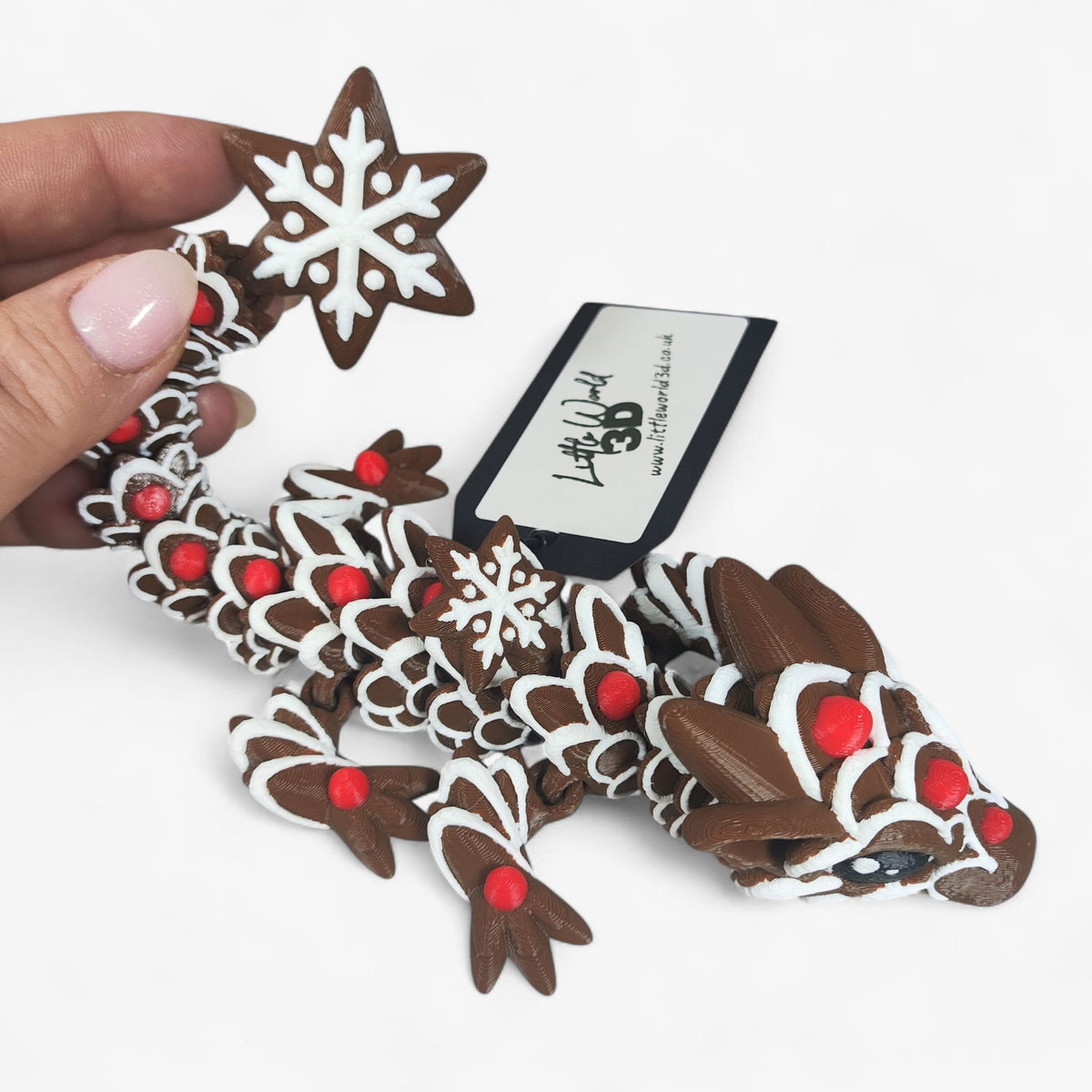 🍪 Baby Gingerbread Dragon — Sweet Holiday Magic by Cinderwing 3D 🎄
