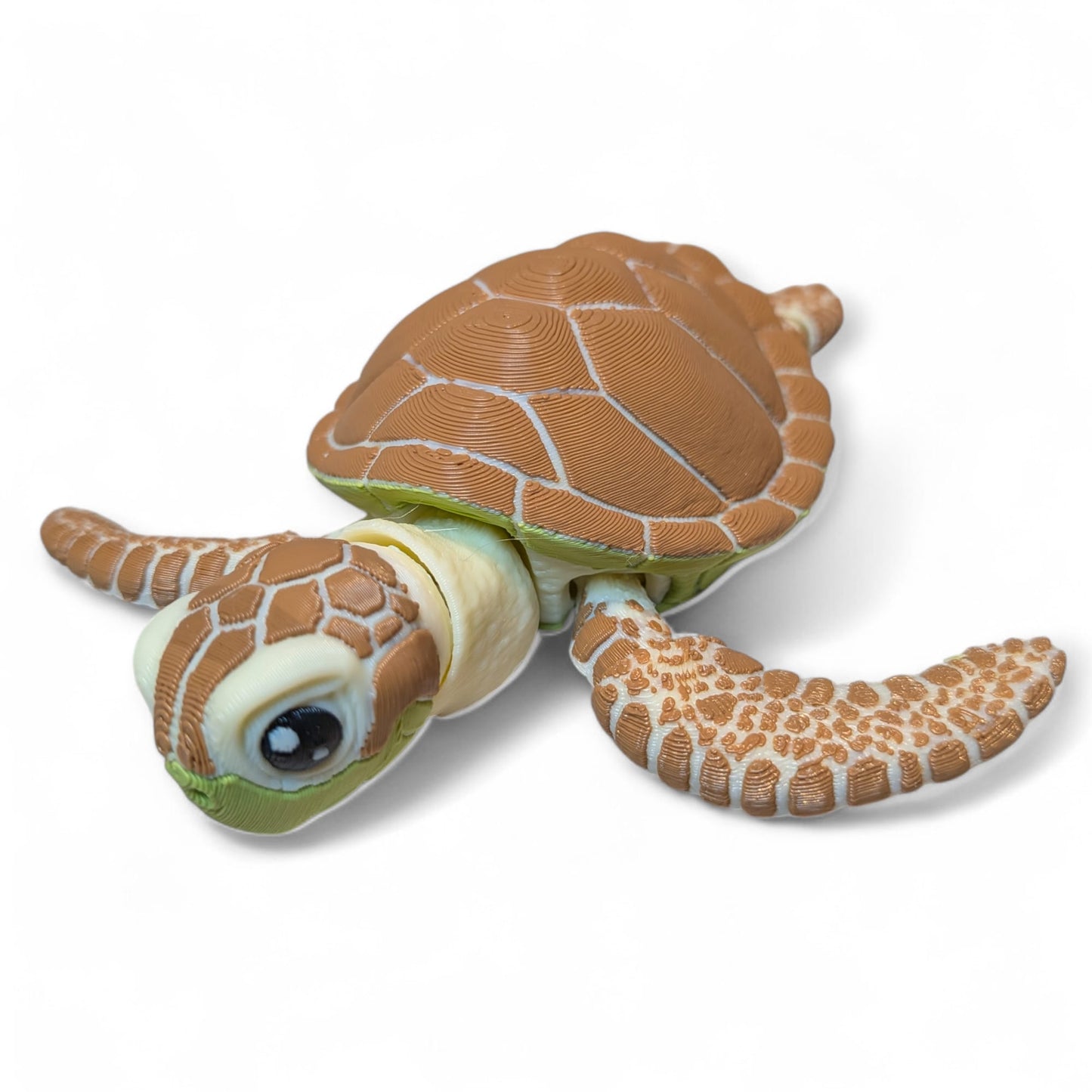 Fully Articulated Sea Turtle – 3D Printed Collectible