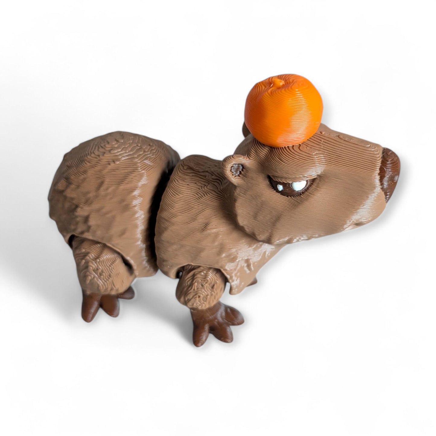 Articulated Capybara – Relaxed 3D Printed Collectable