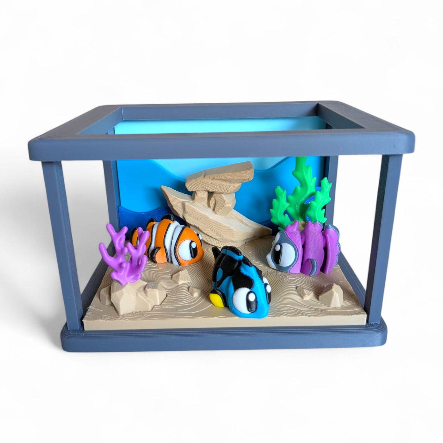 Mini Aquarium Display – 3D Printed Collectable Scene
