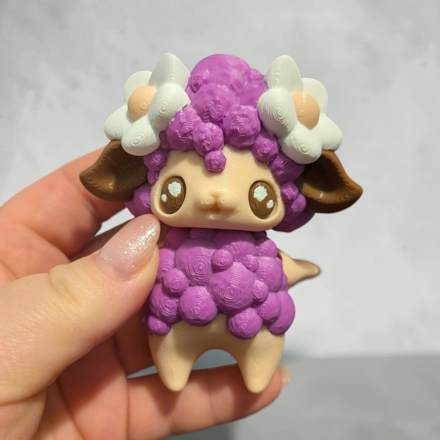 Pixie Flower Sheep – Articulated 3D Printed Collectable