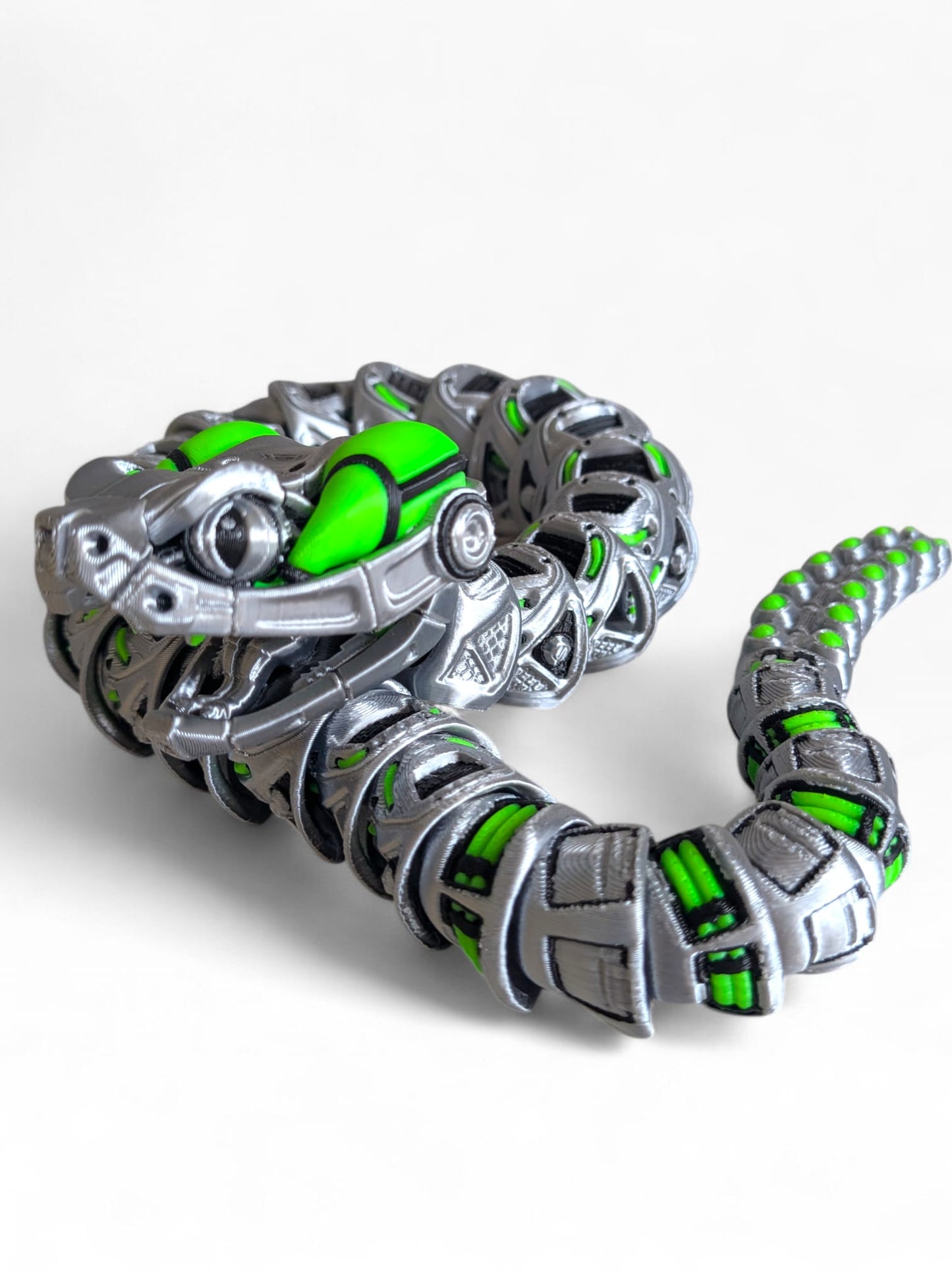 RoboRattler – Robot Rattlesnake Articulated 3D Printed Figure