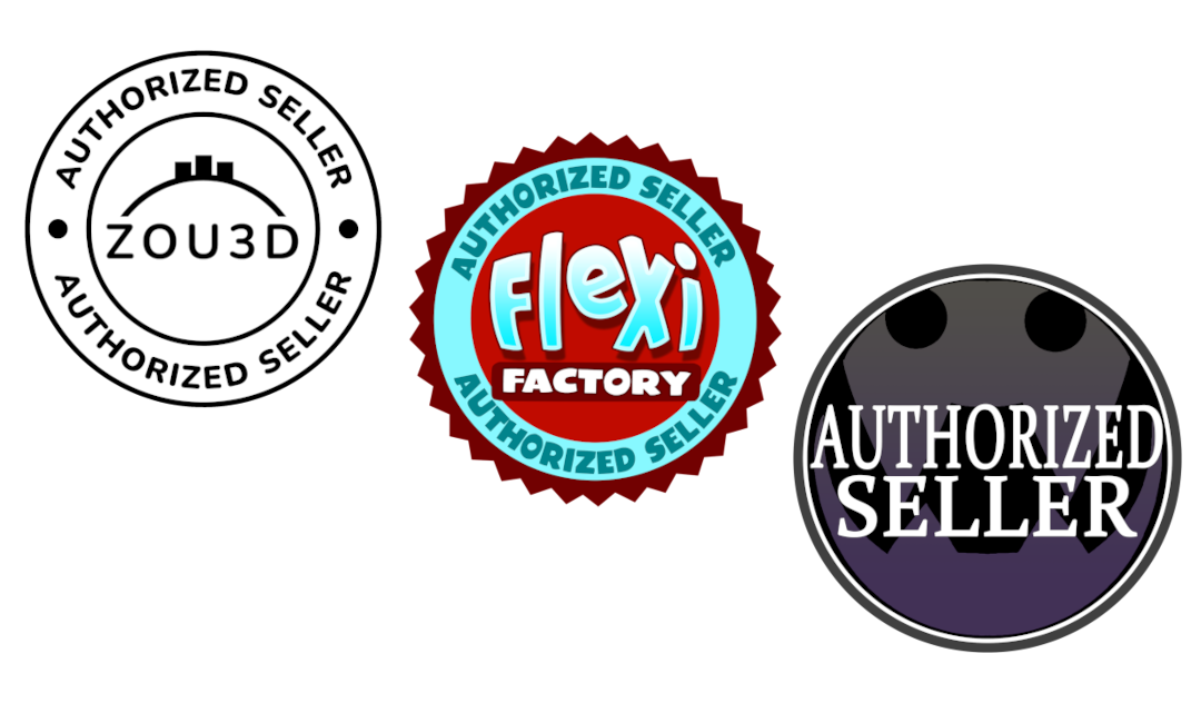 Celebrating Our Authorized Partnerships with Flexi Factory, ZOU3D, and Cinderwing3D