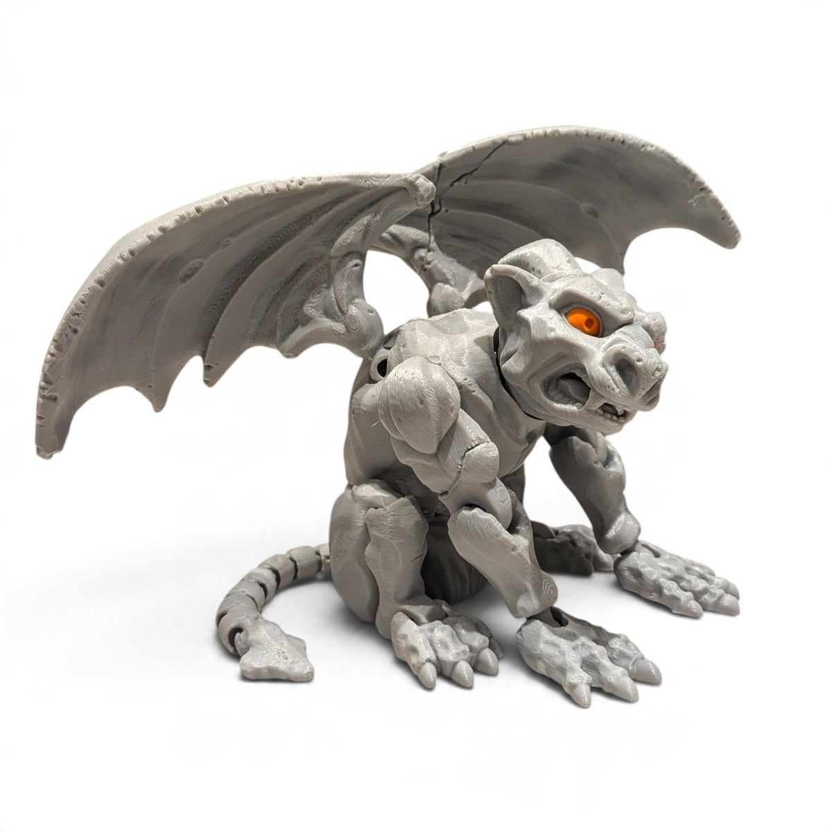 Articulated Gargoyle – Gothic Stone-Effect Fantasy Figurine