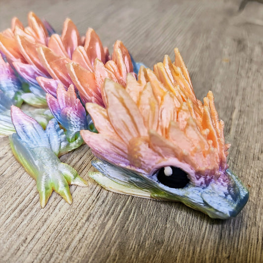 Baby Sunflower Dragon – 3D Printed Collectible