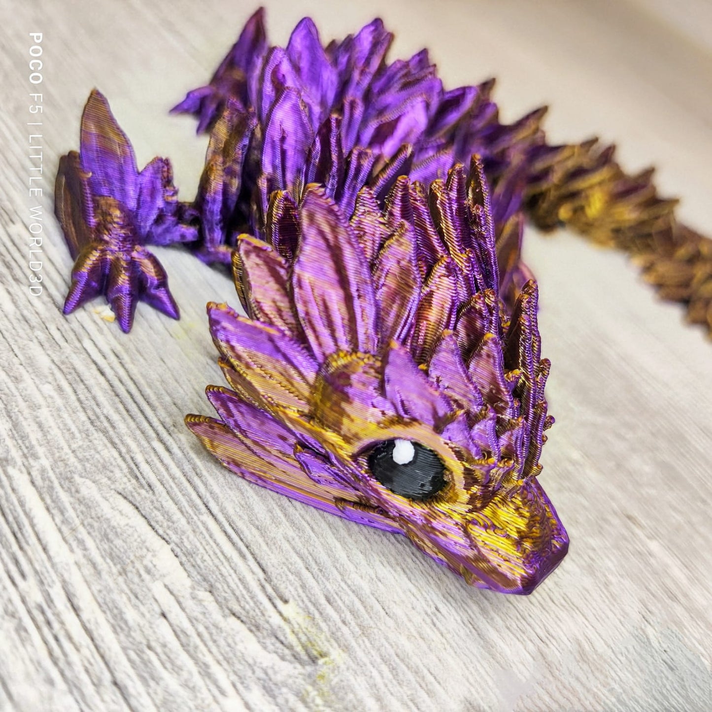 Baby Sunflower Dragon – 3D Printed Collectible