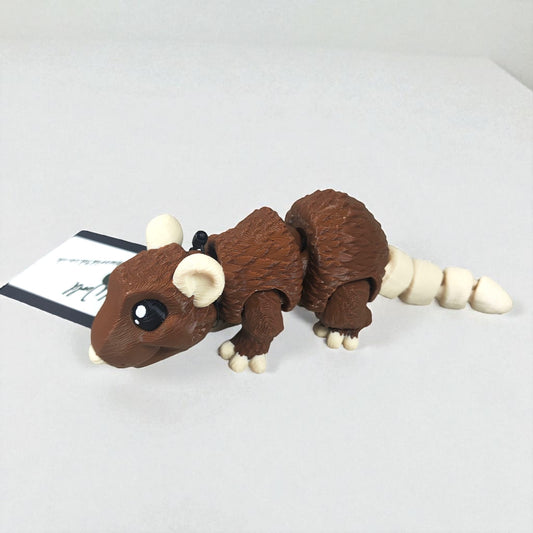 🐀 Articulated Rat Collection — Brown, Grey & White