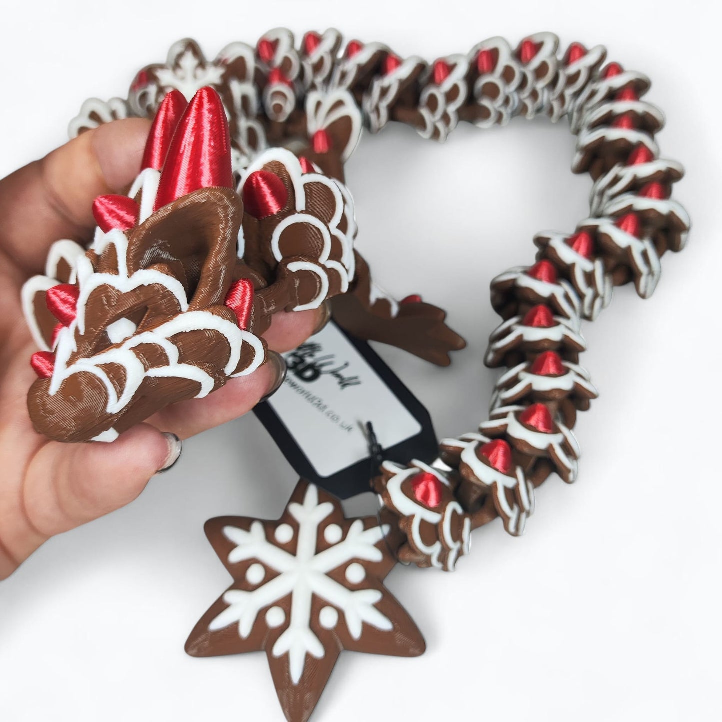 🍪🐉 Gingerbread Dragon — Sweet, Festive, and Full of Holiday Magic!