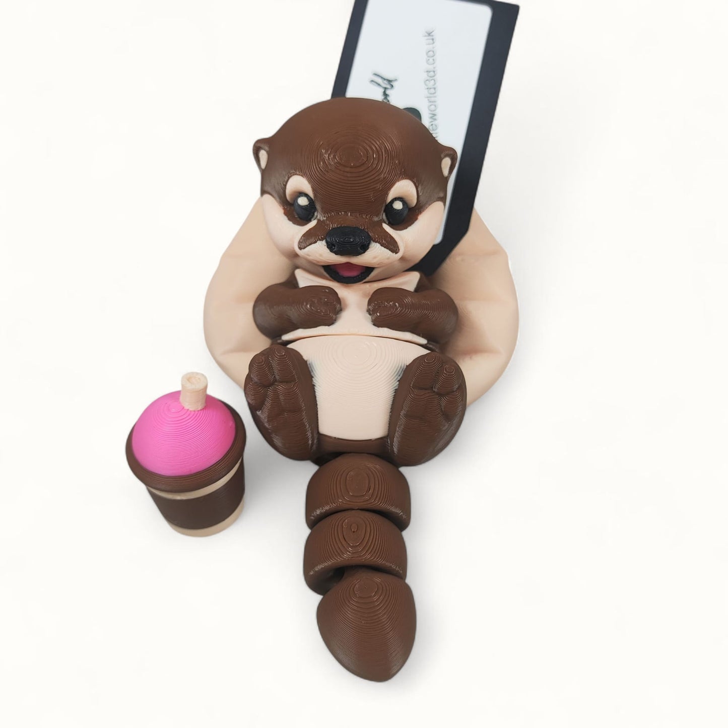 🦦💜 Baby Otter — Berry Sweet and Ready to Cuddle!